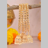 Manisha Jewellery Gold Plated Austrian Stone Bangles Set