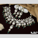 Manisha Jewellery Gold Plated Polki Kundan And Beads Necklace Set