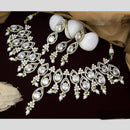 Manisha Jewellery Gold Plated Polki Kundan And Beads Necklace Set