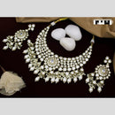 Manisha Jewellery Gold Plated Polki Kundan And Beads Necklace Set