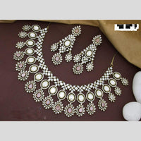 Manisha Jewellery Gold Plated Polki Kundan And Beads Necklace Set