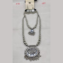 Manisha Jewellery Oxidised Plated Long Necklace Set