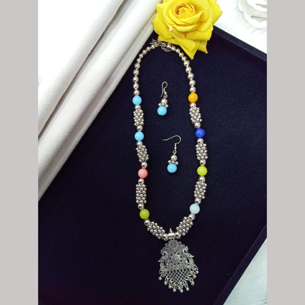 Manisha Jewellery Oxidised Plated Necklace Set