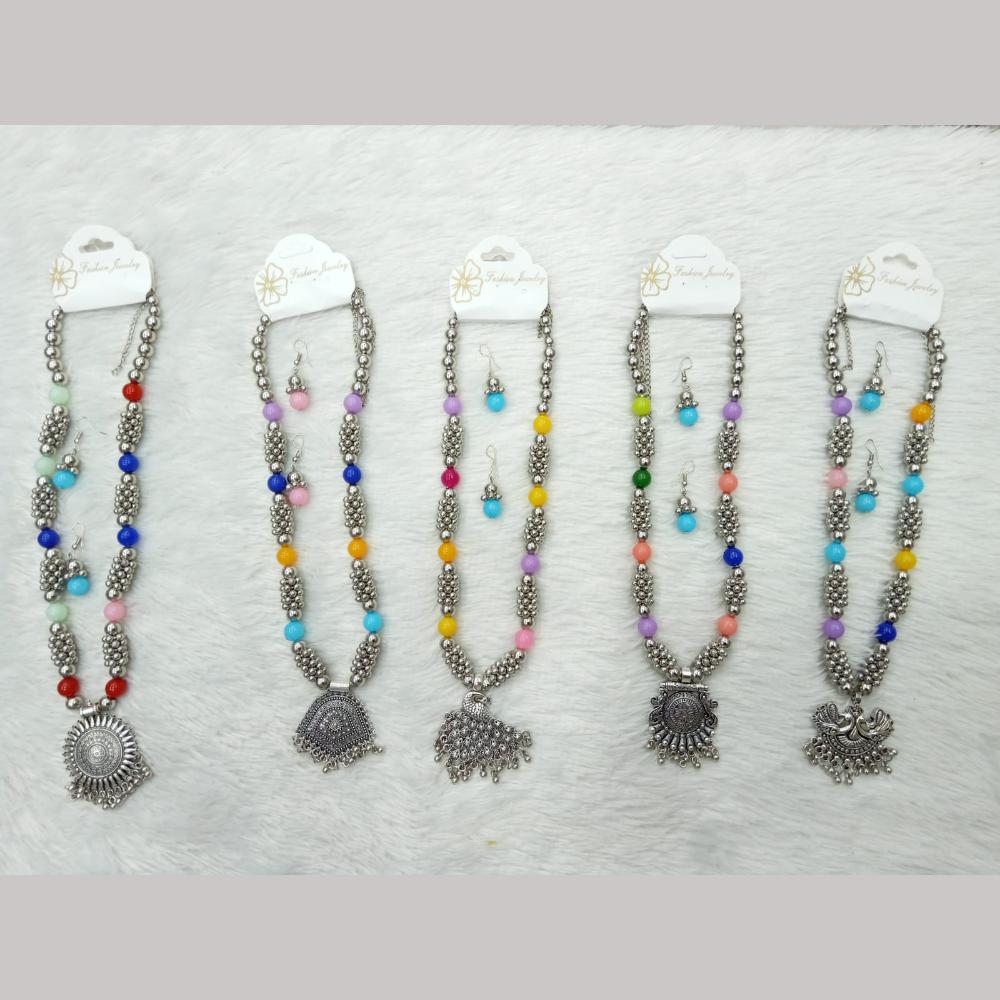 Manisha Jewellery Oxidised Plated Necklace Set