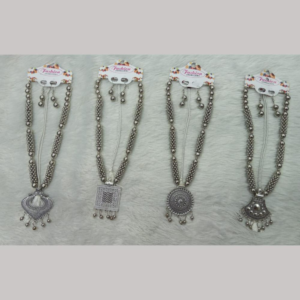Manisha Jewellery Oxidised Plated Necklace Set