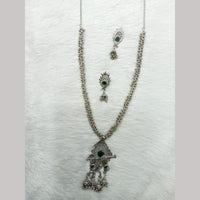 Manisha Jewellery Oxidised Plated Long Necklace Set