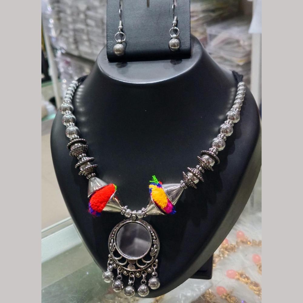 Manisha Jewellery Oxidised Plated Necklace Set