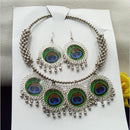 Manisha Jewellery Oxidised Plated Necklace Set