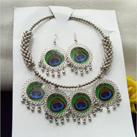 Manisha Jewellery Oxidised Plated Necklace Set