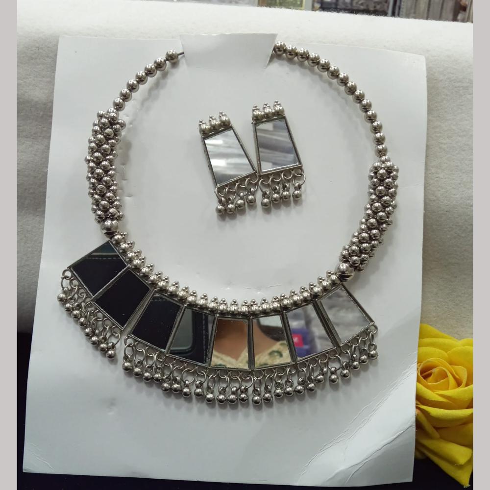 Manisha Jewellery Oxidised Plated Necklace Set