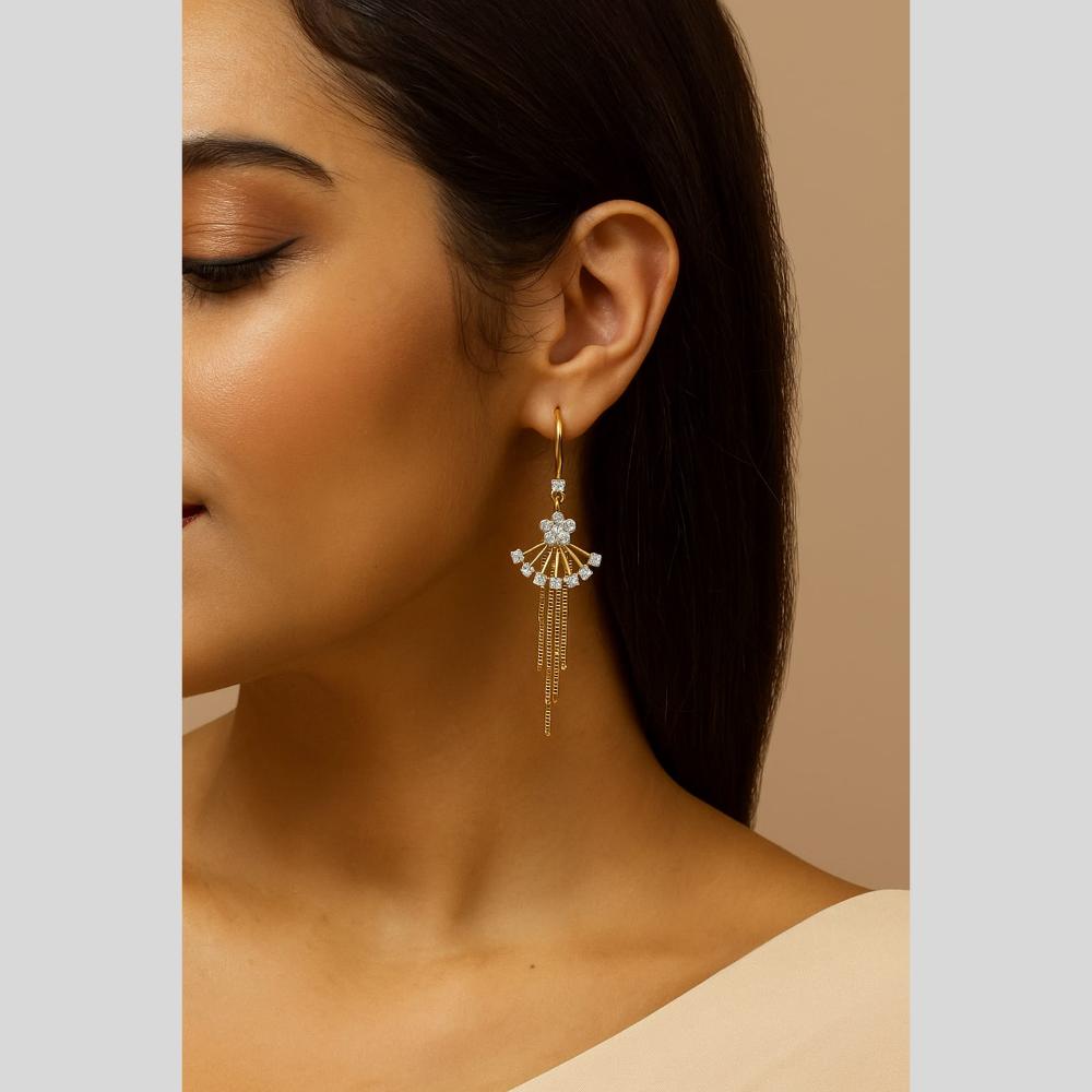 Manisha Jewellery Gold Plated Dangler Earrings