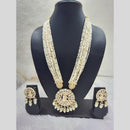 Manisha Jewellery Gold Plated Kundan And Pearls Necklace Set