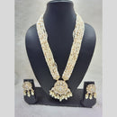 Manisha Jewellery Gold Plated Kundan And Pearls Necklace Set