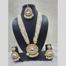 Manisha Jewellery Gold Plated Kundan And Pearls Necklace Set