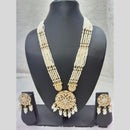 Manisha Jewellery Gold Plated Kundan And Pearls Necklace Set
