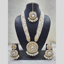 Manisha Jewellery Gold Plated Kundan And Pearls Necklace Set