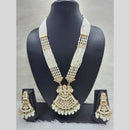 Manisha Jewellery Gold Plated Kundan And Pearls Necklace Set