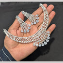 Manisha Jewellery Queen’s Gleam Elegant American Daimonds Necklace Set 