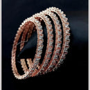 Manisha Jewellery Grace in Circles Classic American Daimonds Bangle Set