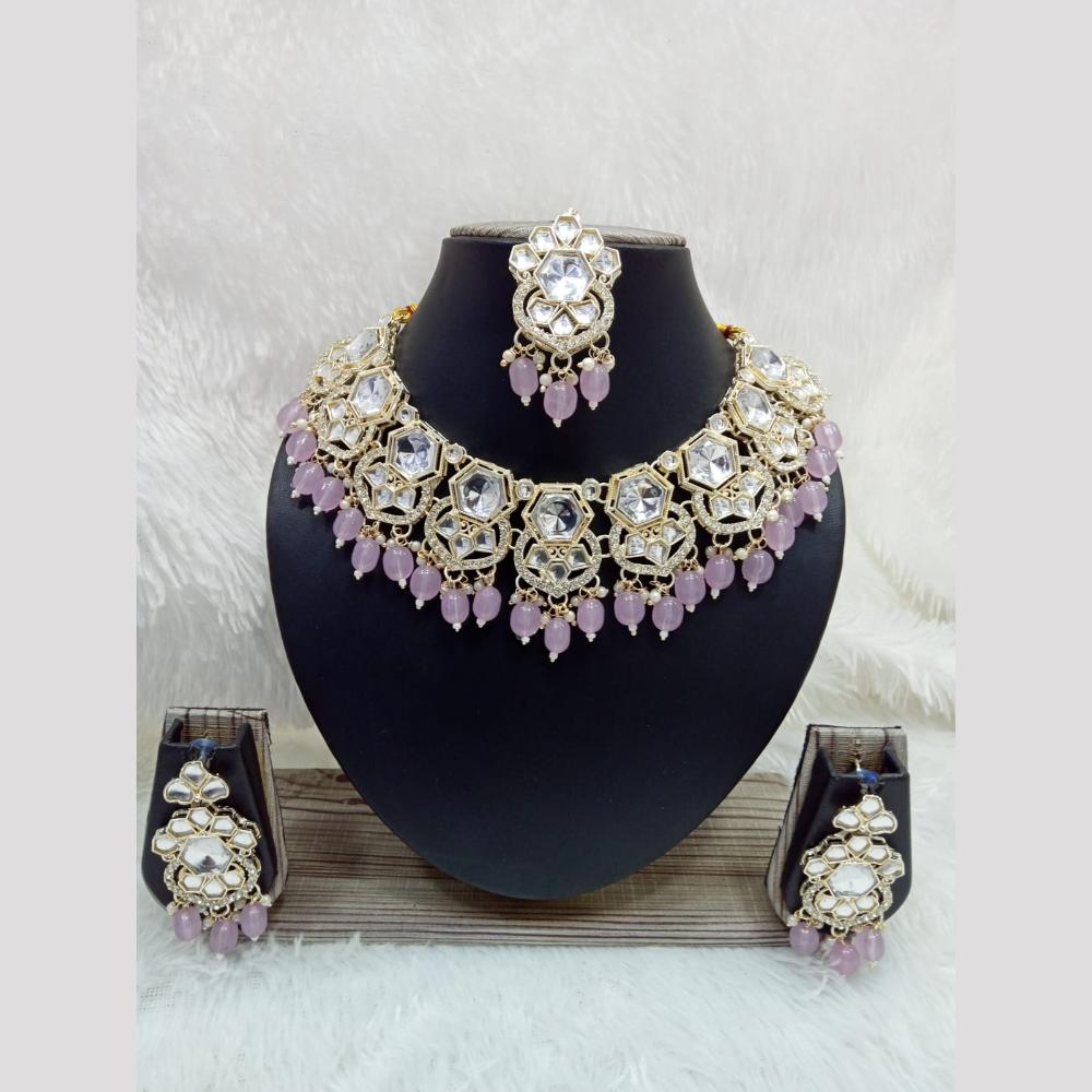 Manisha Jewellery Styled to Sparkle Crystal And Beads Necklace Set