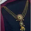 Manisha Jewellery Premium Pota Stone And Pearl Hair Accessories