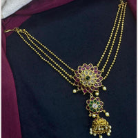 Manisha Jewellery Premium Pota Stone And Pearl Hair Accessories