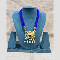 Manisha Jewellery Grace & Glam Pota Stone And Pearl Necklace Set