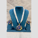 Manisha Jewellery Tradition in Trend Pearl Meenakari Necklace Set