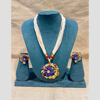 Manisha Jewellery Tradition in Trend Pearl Meenakari Necklace Set