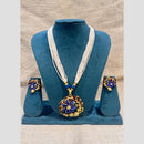 Manisha Jewellery Festival-Ready Pearl Meenakari Necklace Set
