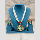 Manisha Jewellery Festival-Ready Pearl Meenakari Necklace Set