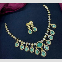 Manisha Jewellery Regal Spark Crystal And Austrain Stone Fashion Necklace Set