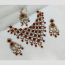 Manisha Jewellery Styled to Shine Crystal Stone And Beads Elegant  Necklace Set
