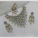 Manisha Jewellery Styled to Shine Crystal Stone And Beads Elegant  Necklace Set