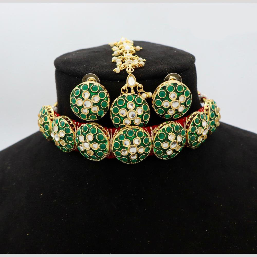 Manisha Jewellery Kundan Choker Necklace Set