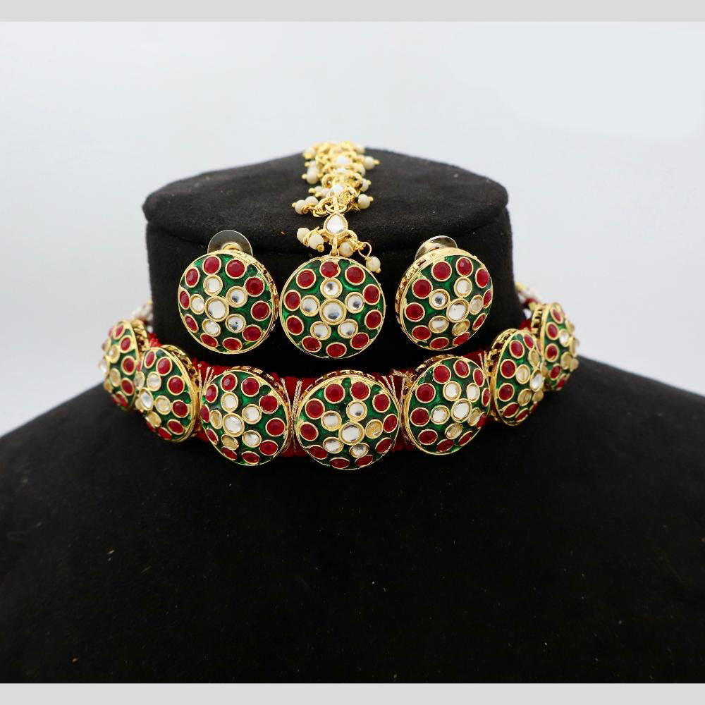 Manisha Jewellery Kundan Choker Necklace Set