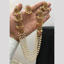 Manisha Jewellery Polki Kundan and Pearl Long Necklace Set