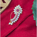 Manisha Jewellery Austrian and Pearl – Traditional Maharashtrian Bridal Nath