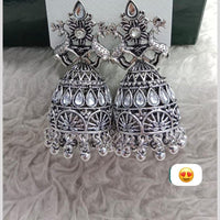 Manisha Jewellery Antique Jhumka Earrings with Mini Bells Drops