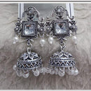 Manisha Jewellery Antique Jhumka Earrings with Pearl Beads