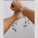 Manisha Jewellery Tribal Fusion Hand Harness with Bells