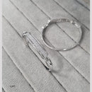 Manisha Jewellery Silver Glow Rhodium Kada (Single Piece Only)