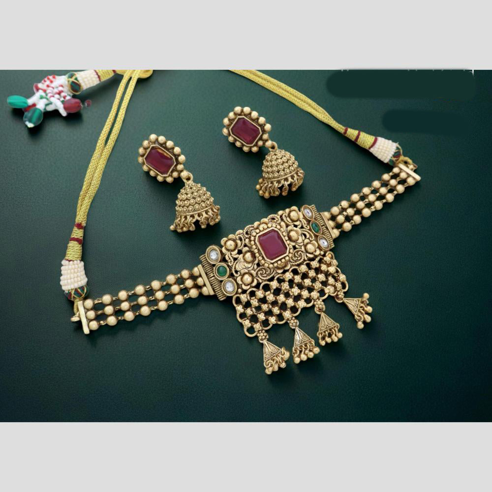 Manisha Jewellery Shimmering Crystal And Pearl Necklace Set