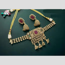 Manisha Jewellery Shimmering Crystal And Pearl Necklace Set