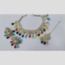 Manisha Collection Beaded Austrian Stone Necklace Set – Graceful Traditional Jewellery