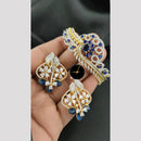 Manisha Jewellery American Diamond Earrings and Bracelet Set