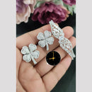 Manisha Jewellery American Diamond Earrings and Bracelet Set