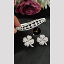 Manisha Jewellery American Diamond Earrings and Bracelet Set