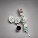 Manisha Jewellery American Diamond Earrings and Bracelet Set