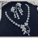 Manisha Jewellery American Diamond And Austrian Stone Necklace Set